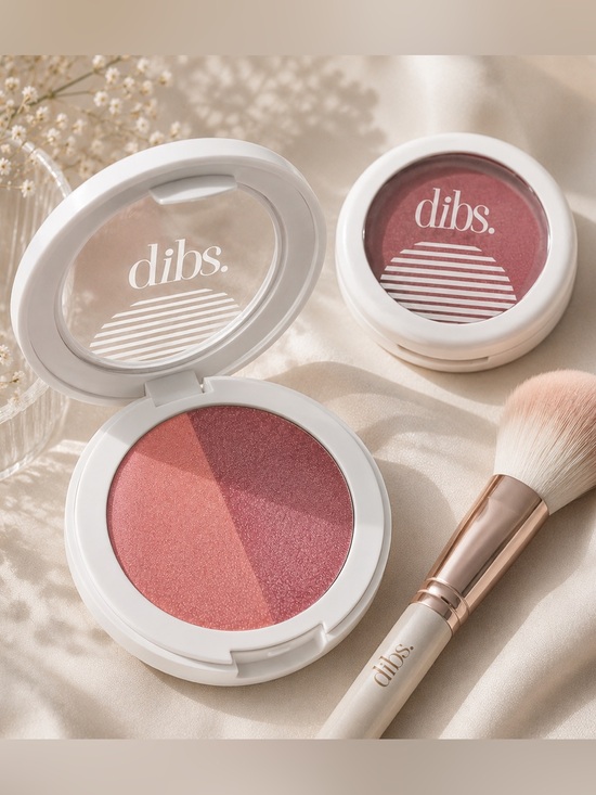 Dibs Other - DIBS BEAUTY Duet Baked Blush Duo in Backstage. New with Box